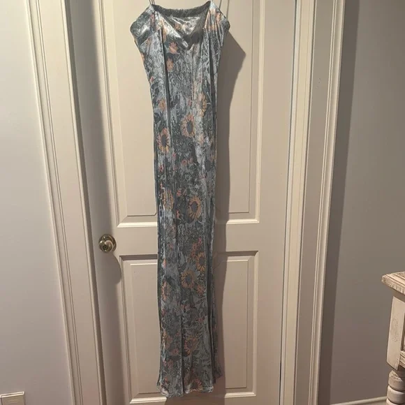 Bec & Bridge | Dresses | Bec Bridge Blue Floral Maxi Dress | Poshmark